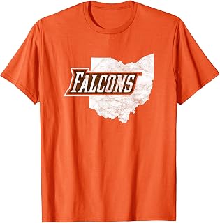Bowling Green BGSU Falcons State Shape T-Shirt