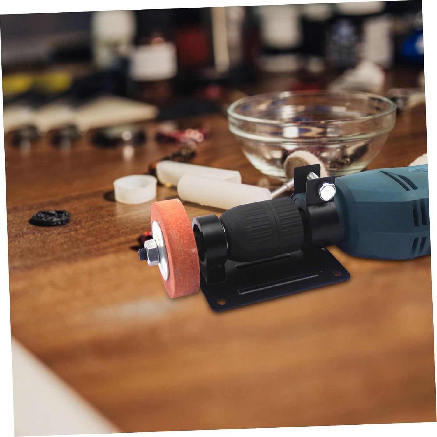 Grinding Head Stand for Drill Press Metal Clamp Bench Vise Woodworking Tool Vise Drill Clamp Stable