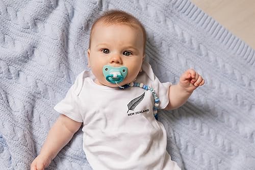 Miniatura 5 de Pop Threads New Zealand Soccer Retro National Team Jersey Infant Baby Boy Girl Bodysuit
