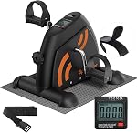 Sportneer Under Vélo d'exercice de bureau & Exerceur de pédales avec LCD Affichage, portable Mini Vélo stationnaire pour usage domestique, bras & Équipement de fitness pour les jambes pour les aînés et la réadaptation