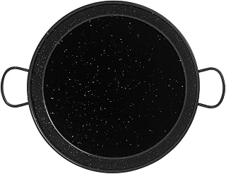 IMEX EL ZORRO El Zorro 63028-Paellera, Esmaltado, Negro, 60 cm