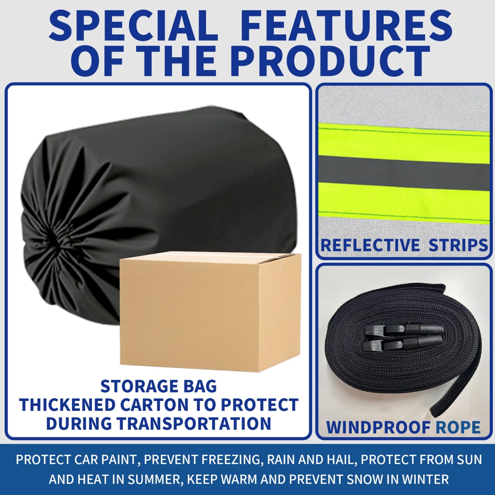 Funda Coche Antigranizo para Eagle Talon 1990-1999,Funda Coche Exterior 5 Capas Acolchada,Impermeable,Transpirable,Anti-UV,Antipolvo,Protección contra Granizo Lluvia Nieve y Viento(Negro)