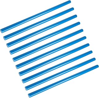 Othmro 10Pcs Hot Glue Stick 9.8in Length 0.43in Dia Glue Stick Bulk Hot Glue Gun Refill Stick Hot Melt Adhesive Glue Stick All-Purpose Dual Temp Glue Sticks for Mini Hot Melt Adhesive Glue Stick(Blue)