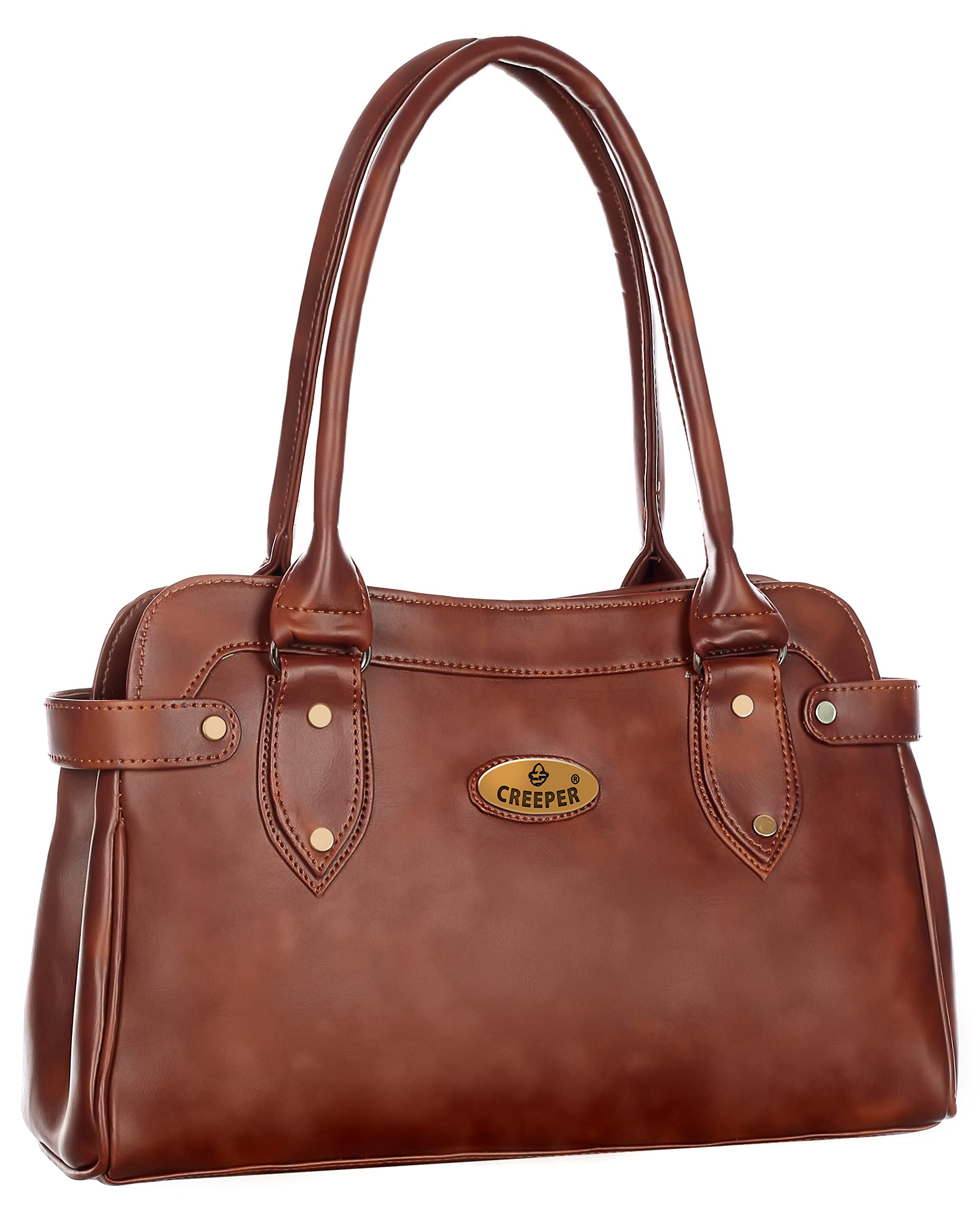 creeper Women Top Handle Leather Bag, Shoulder Long Handle Purse For Girls And Ladies (Copper) (B0BD4GYPZ5) Amazon Price History, Amazon Price Tracker