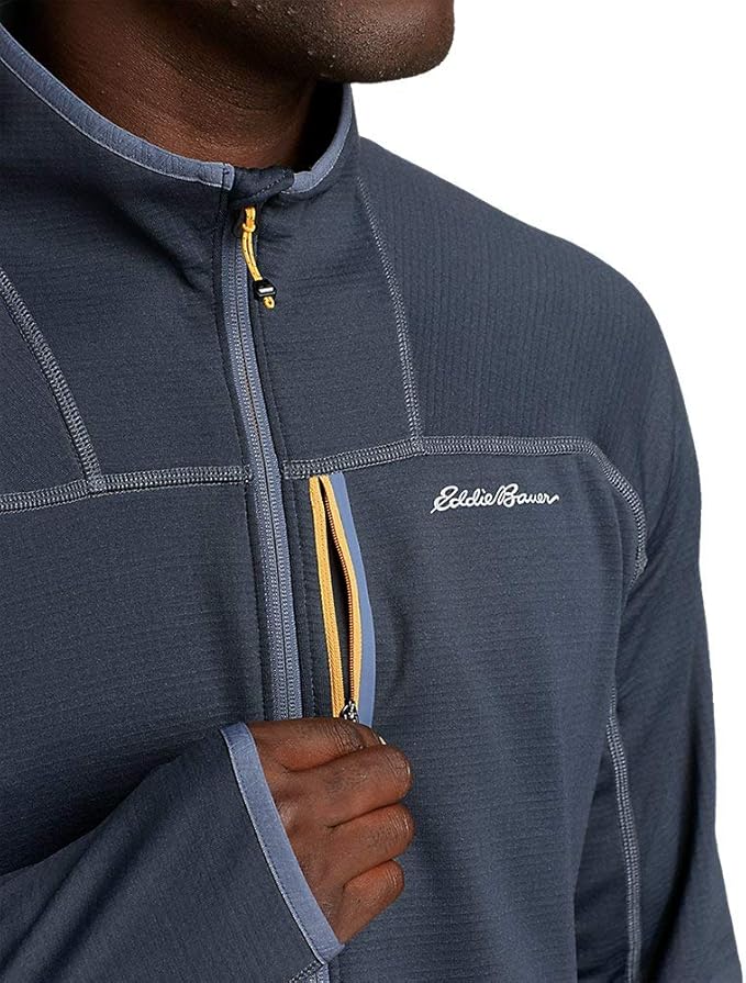 eddie bauer grid fleece