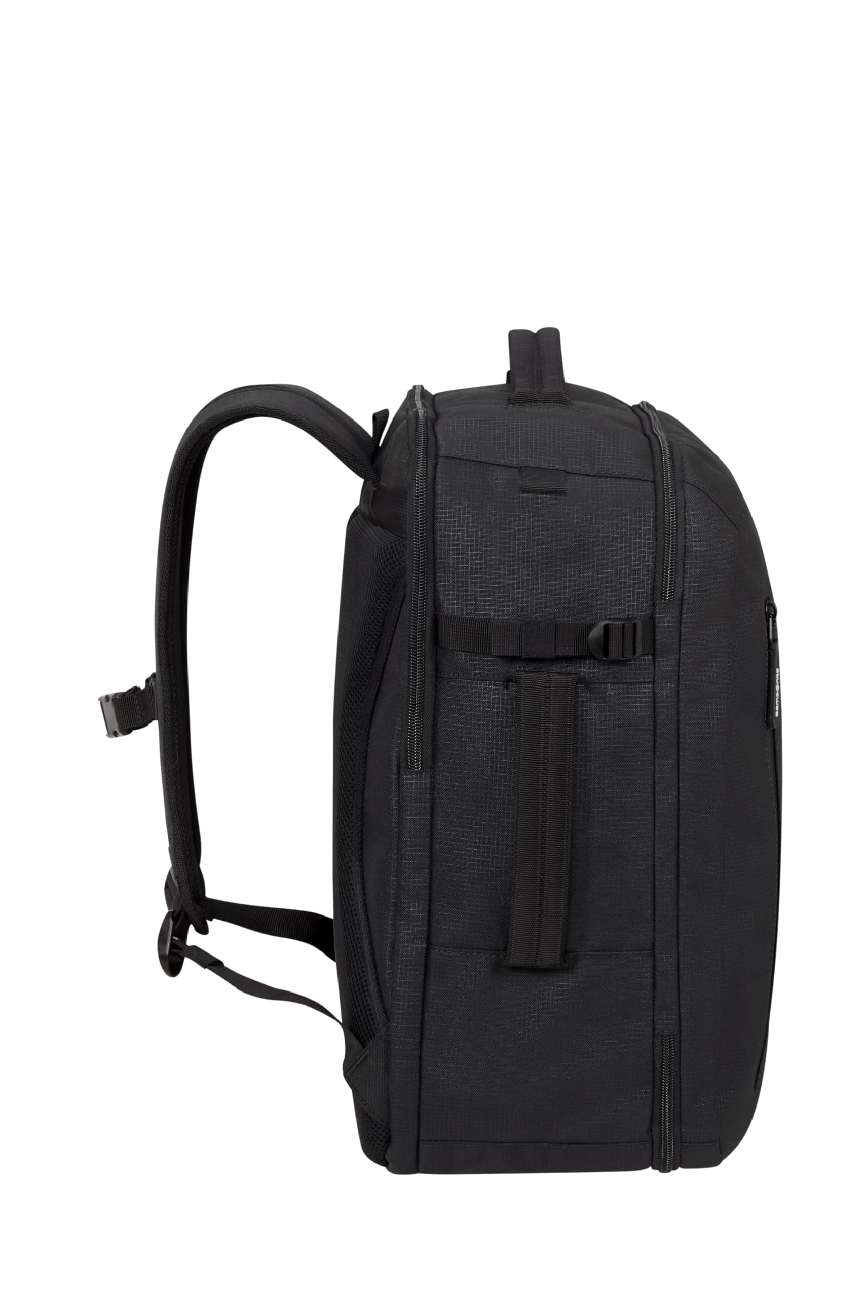 Samsonite Roader - Kabinenrucksack 45x36x20 cm - Handgepäck für EasyJet, Underseat Tasche mit Laptopfach 17.3", 36 L, 0.90 KG, Schwarz (Deep Black)