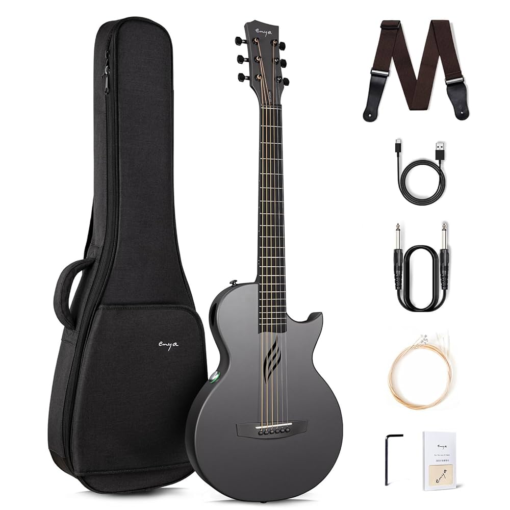 Enya Nova Go SP1アコースティック Enya NOVA Go SP1 Carbon Fiber Acoustic Electric Guitar.