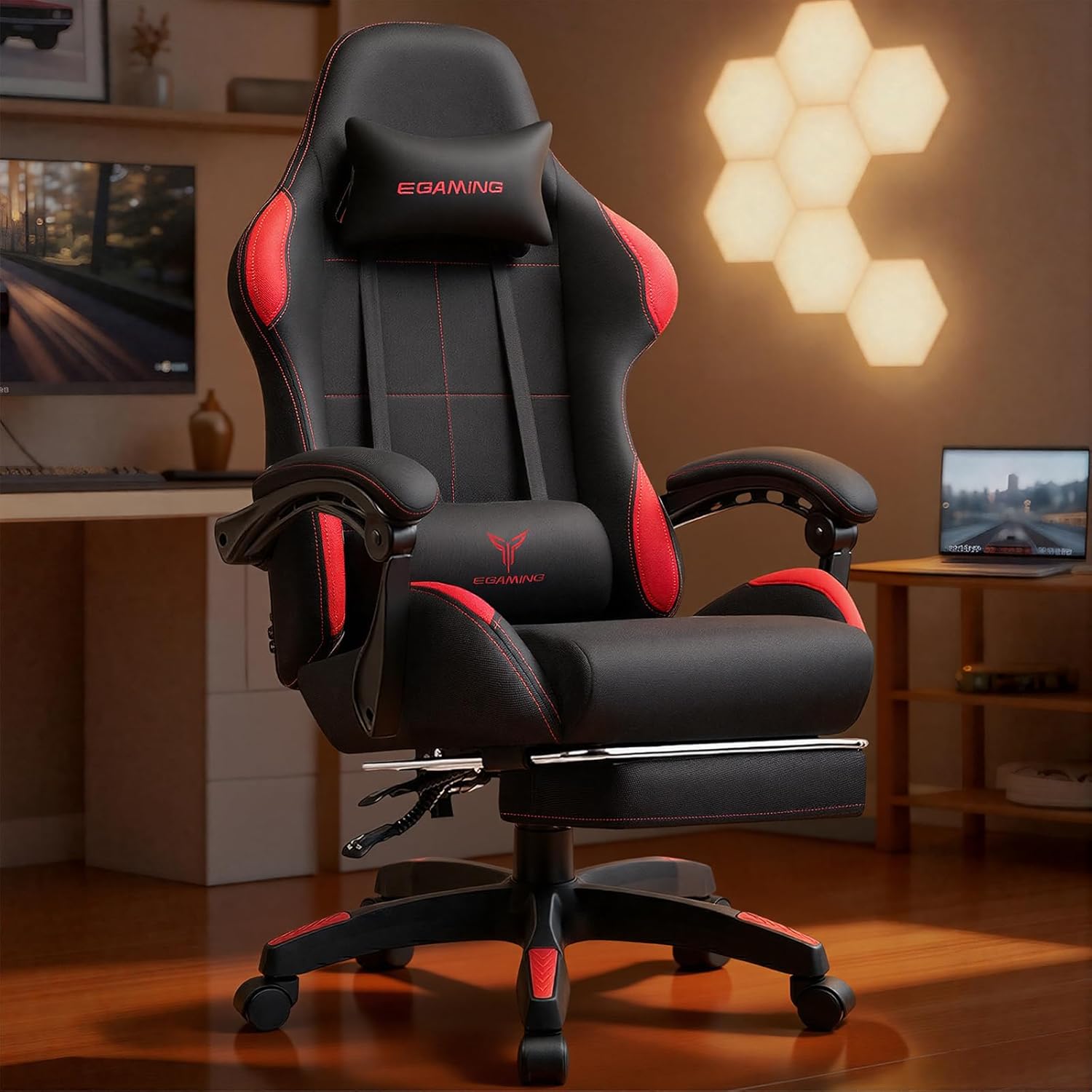 LUCKRACER ゲーミングチェア フ