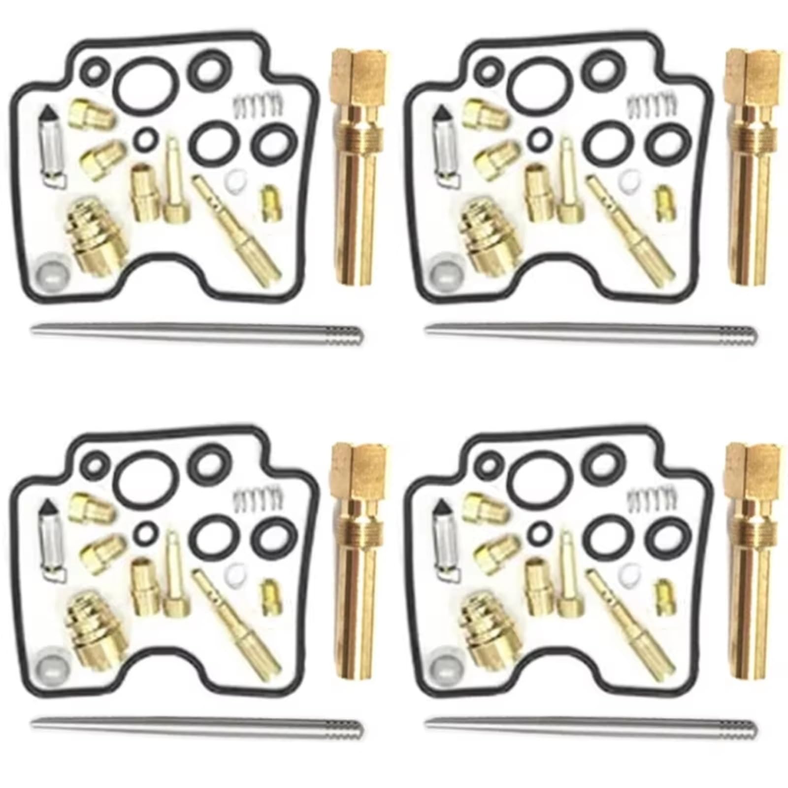 Kit Reconstrucción Reparación Carburador Motocicleta para Suzuki para Bandit para 1200 para GSF1200 para GSF1200S 2001-2005 Junta De Válvula De Aguja Kit de ReconstruccióN Carburador(Set 2)