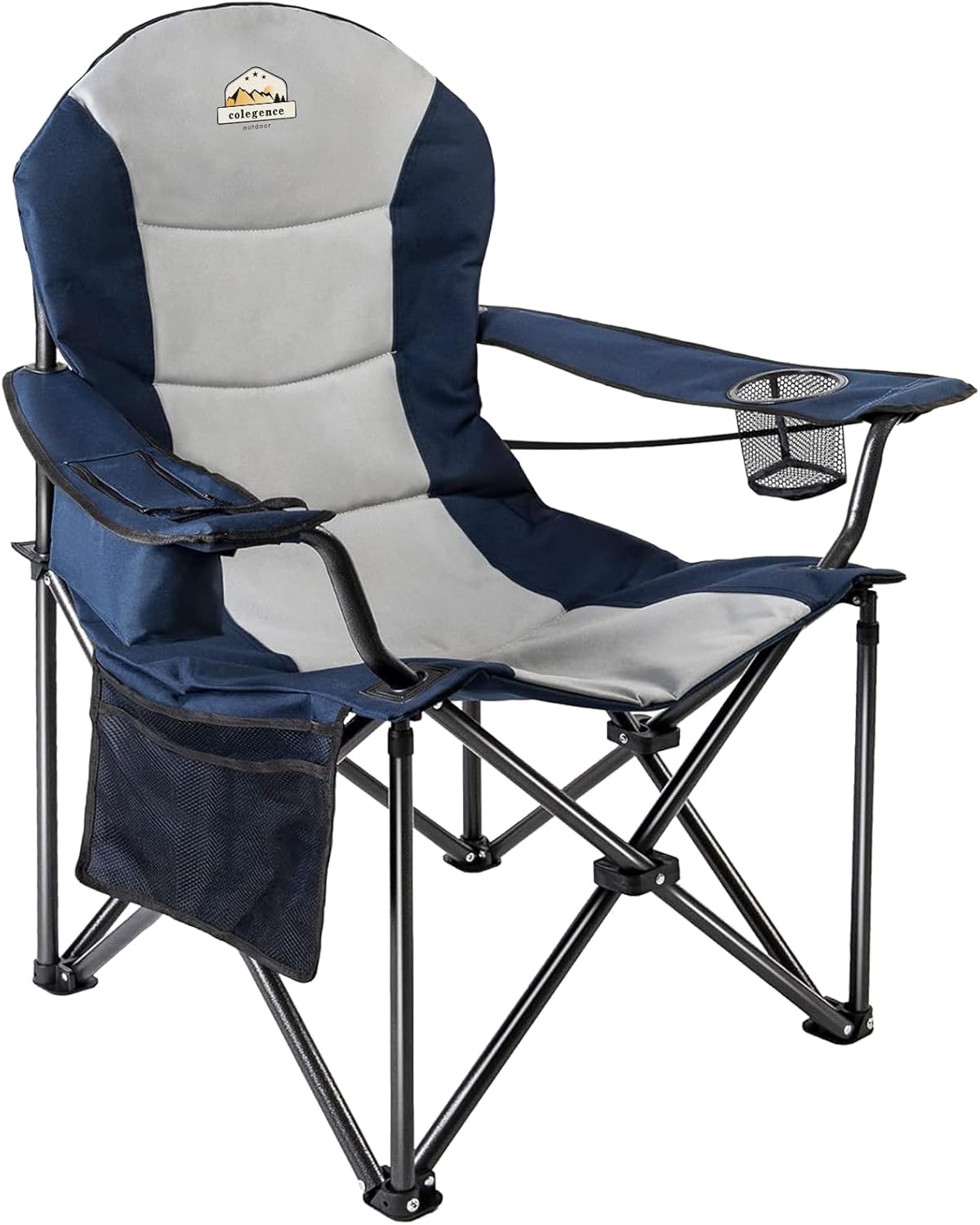 Colegence Oversized Camping Chair Support 400 LBS Carry Bag Included, Heavy Duty