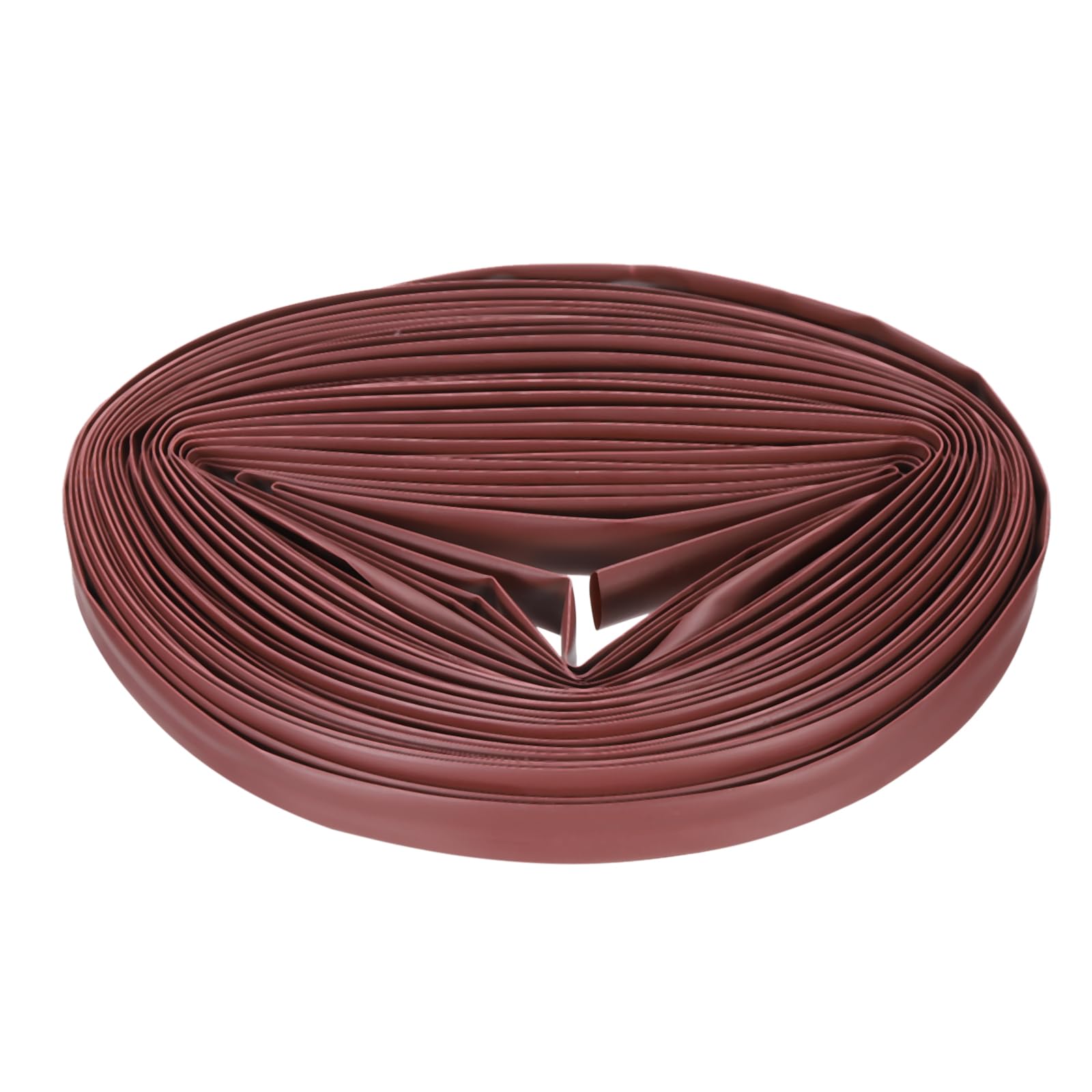 Guaina termorestringente, diametro interno 1/24", lunghezza 75,9 m, rapporto 2:1, poliolefina, guaina termorestringente per isolamento dei cavi elettrici, gestione dei cavi, nero