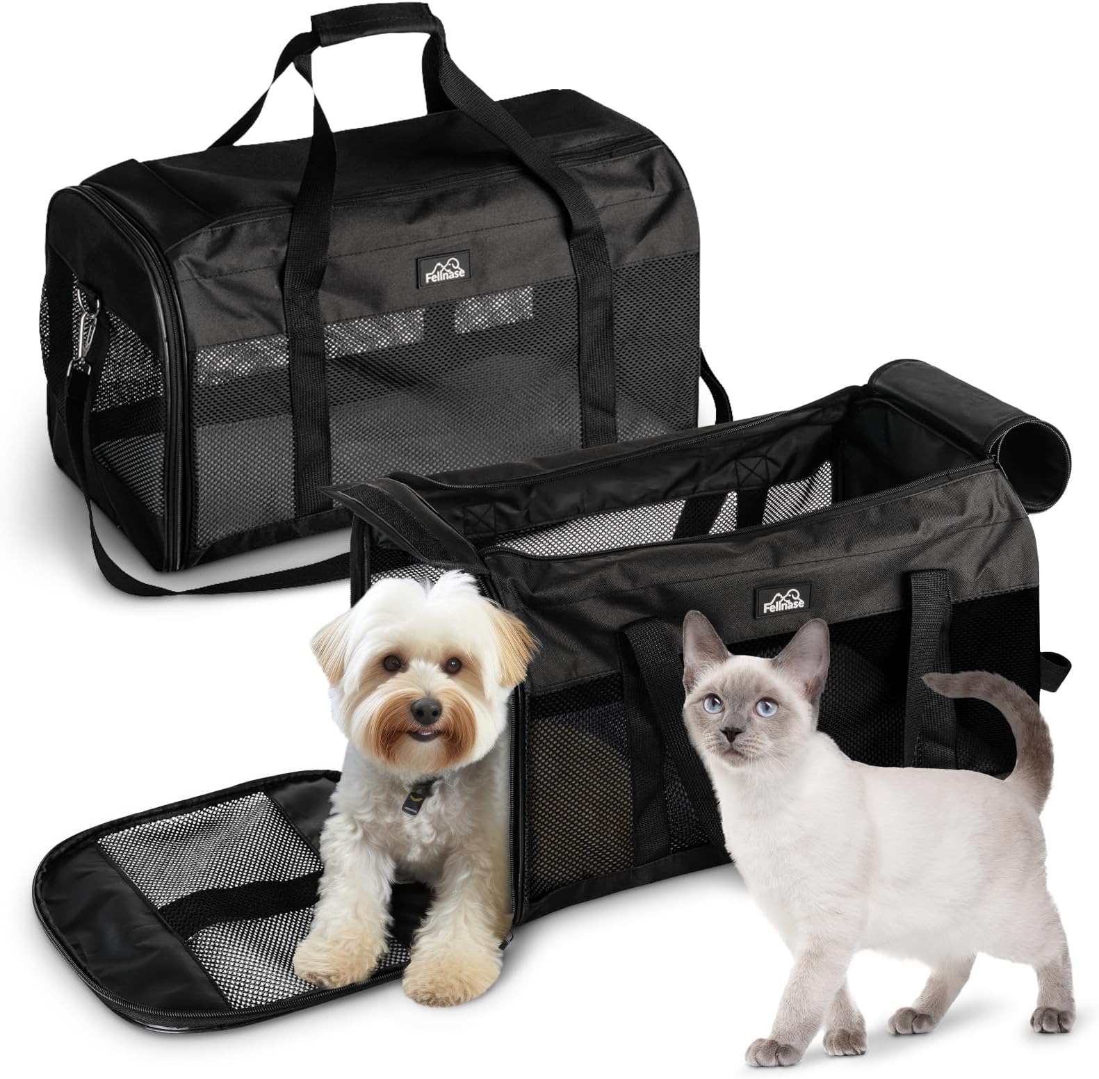 FELLNASE Dog Box Car Cat Transport Bag The FeelGood Hotel for Dogs