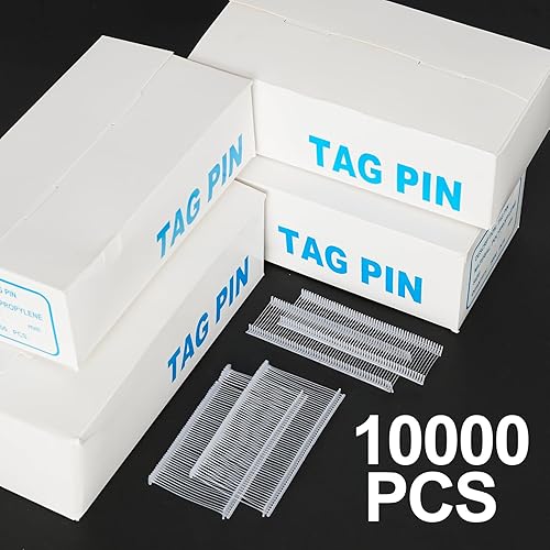 Miniatura 6 de Sujetadores de pistola de etiquetado estándar de 2 pulgadas, 10000 unidades, púas de etiquetado de precios estándar de ropa, repuestos de pistola de