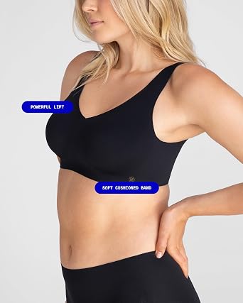 HONEYLOVE SoftForm Pullover Wireless Bra for Women - Soft & Seamless