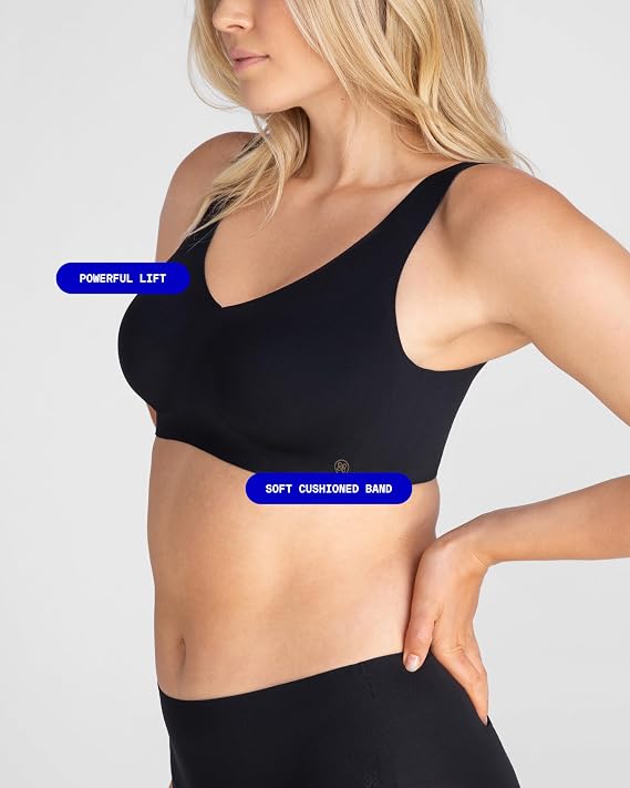 HONEYLOVE SoftForm Pullover Wireless Bra for Women - Soft & Seamless