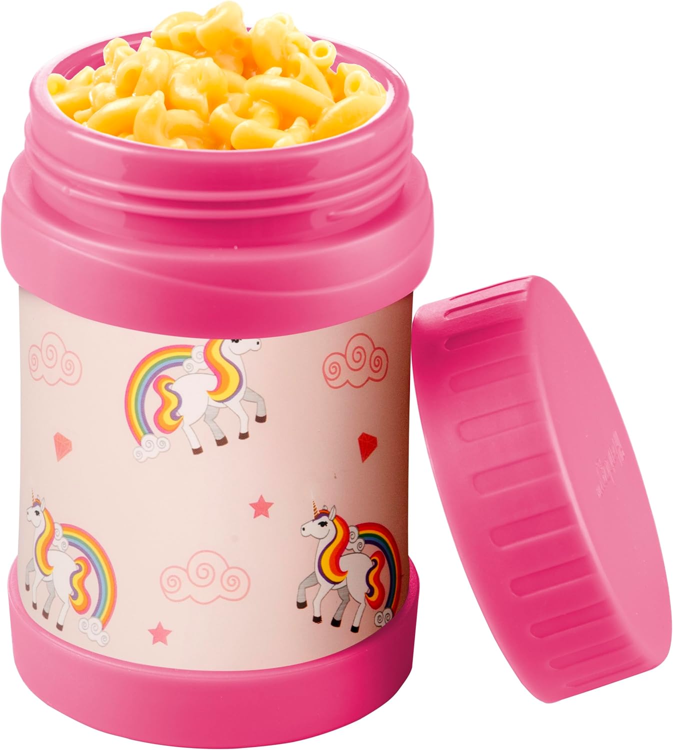 Bentology Insulated 13oz Food Jar for Kids- Hot or Cold Food, Soups, Liquids, Noodles - Wide Mouth Stainless Steel Container & BPA Free, Large Leak Proof thermos for Back to School Lunch Boxes, Bags