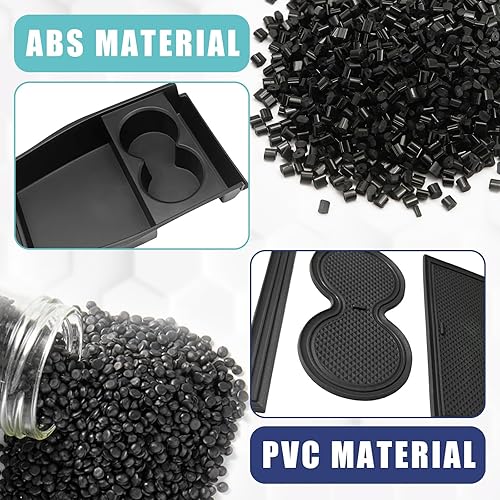 Miniatura 2 de BestEvMod Organizador de consola central inferior para Ioniq5, portavasos, caja de almacenamiento, accesorios con ribete negro de goma, compatible