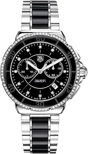 TAG Heuer Reloj de cuarzo de cerámica Fórmula Uno CAH1212.BA0862, Cronógrafo