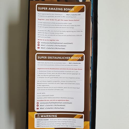 Vista 11 de Bald Eagle Kite for Adults and Kids, Huge Kites Easy to Fly Single Line Kite for Beach Trip