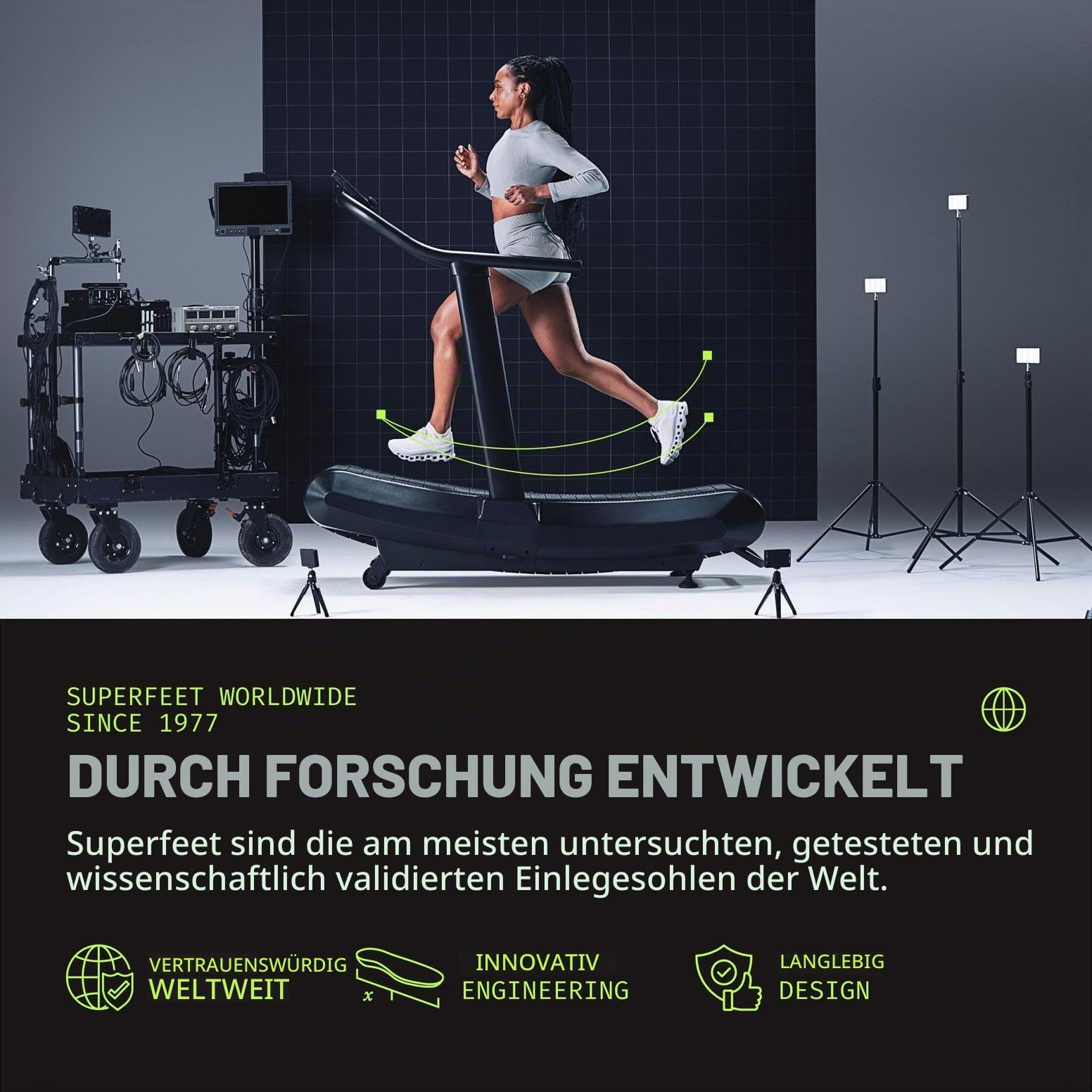 Superfeet Winter Thin Support Einlegesohlen, EU 42-44