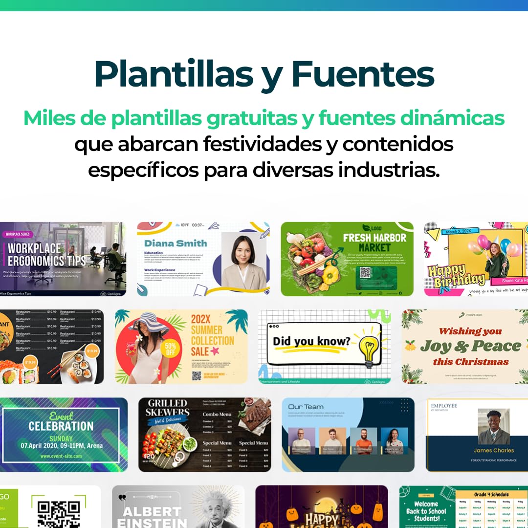 OptiSigns Reproductor de señalización Digital Android Stick - Enchufe de la UE