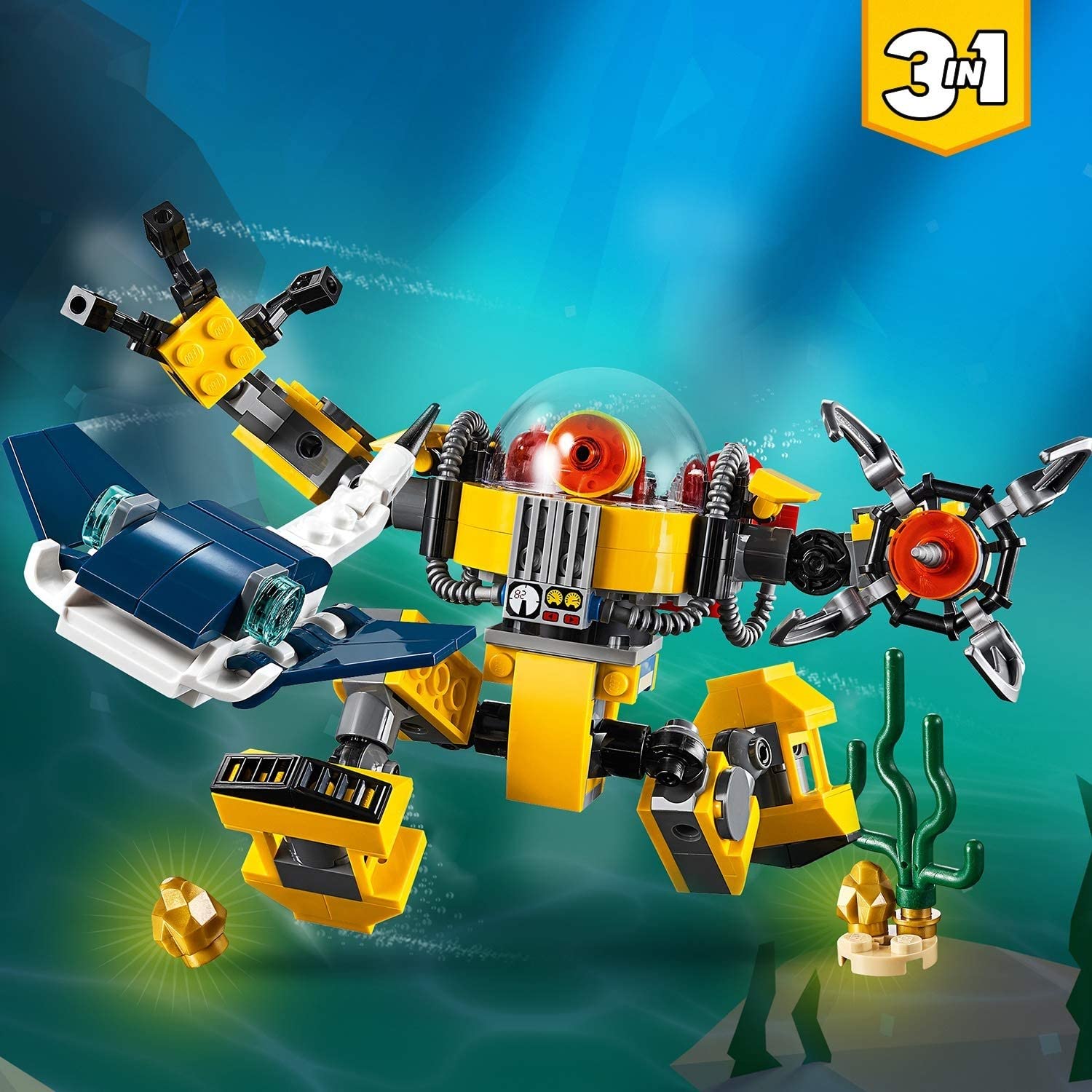 LEGO 31090 Creator Robot Sottomarino