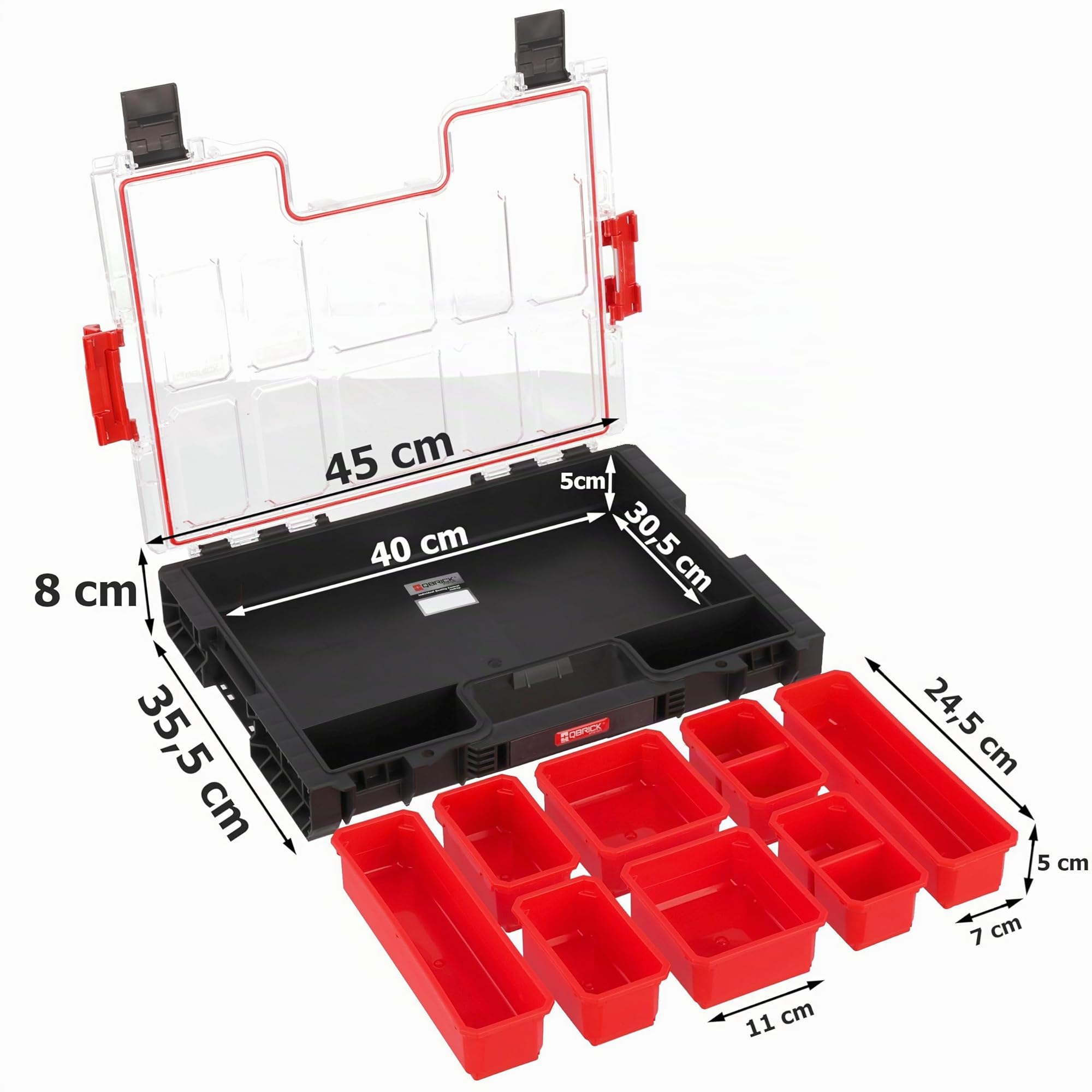 botle Caja de herramientas móvil con cajones y organizador, modular combinable, sistema de almacén de taller, Pro