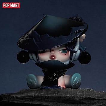 POP MART SKULLPANDA The Ink Plum Blossom Series Figures, 12PCs SKULLPANDA Blind Box Figures, Random Design Action Figures Collectible Toys Home Decorations, Holiday Birthday Gifts, Whole Set