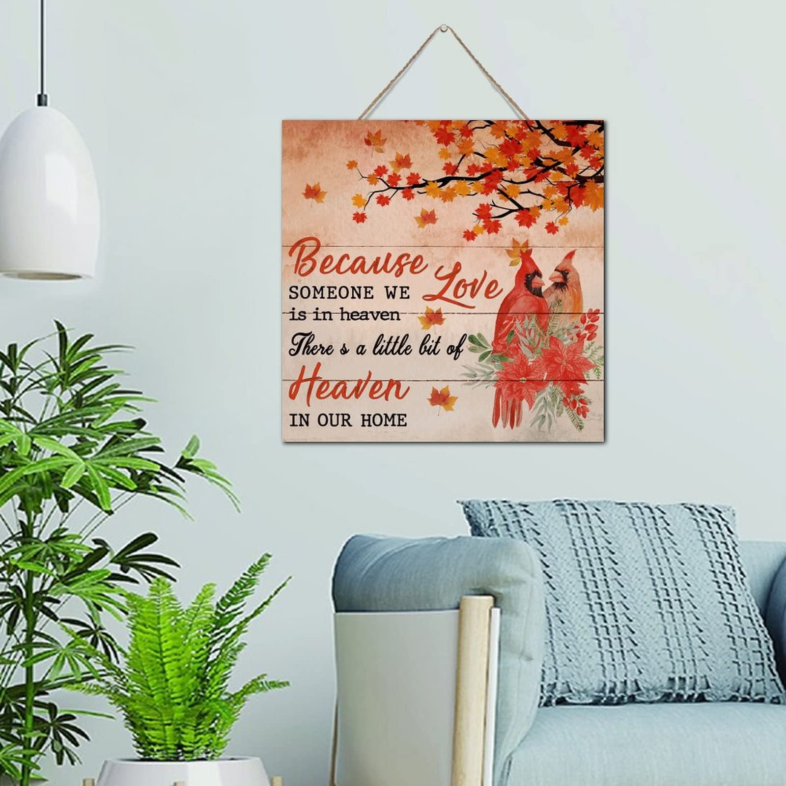 Plaque commémorative en bois vieilli de 30cm pour décoration raffinée