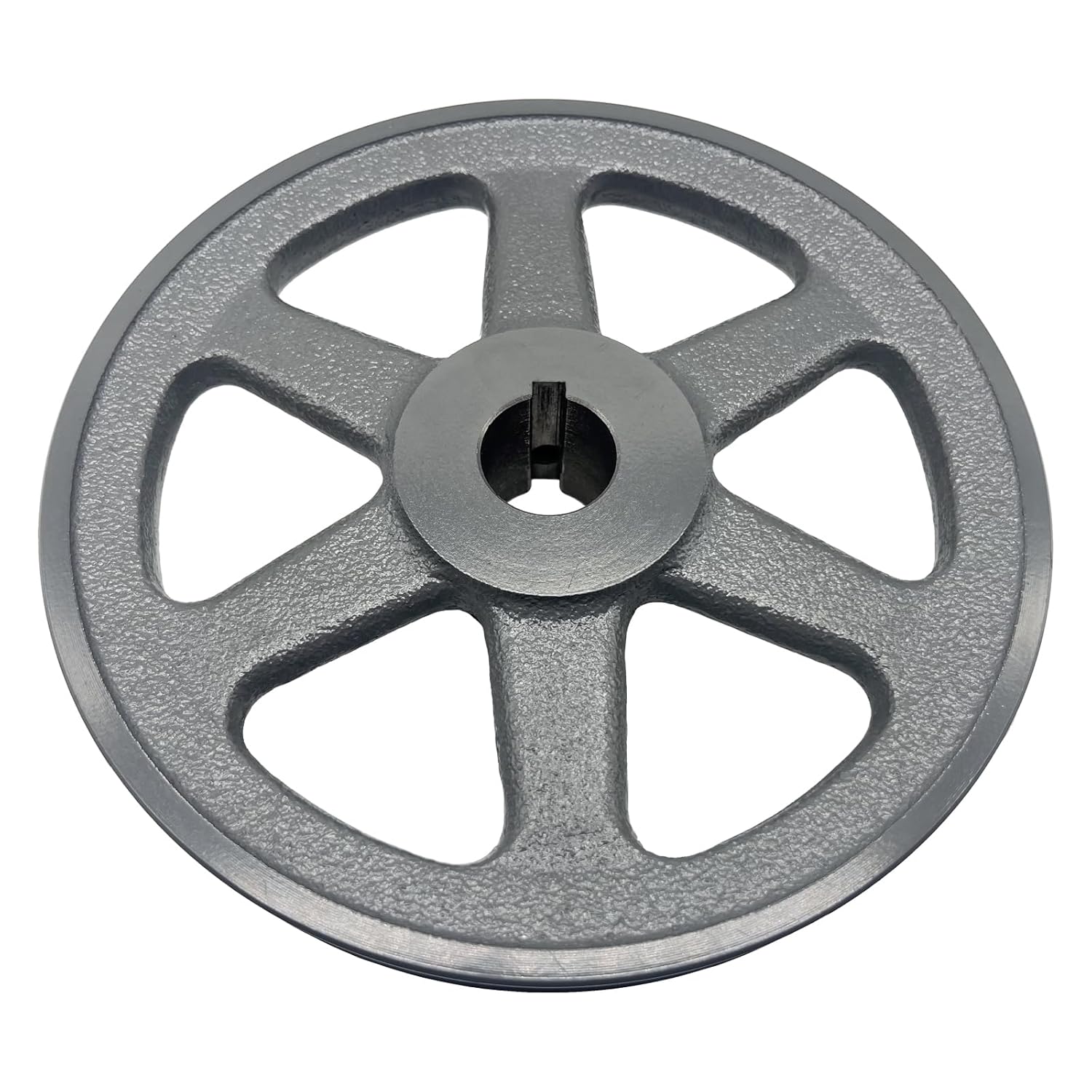 AK74-1 v Belt Pulley, 7.25 inch OD, 1 Inch Bore,Cast Iron Material, AK Single Groove Motor Pulley for "4L" or "A" or "3L" Belts