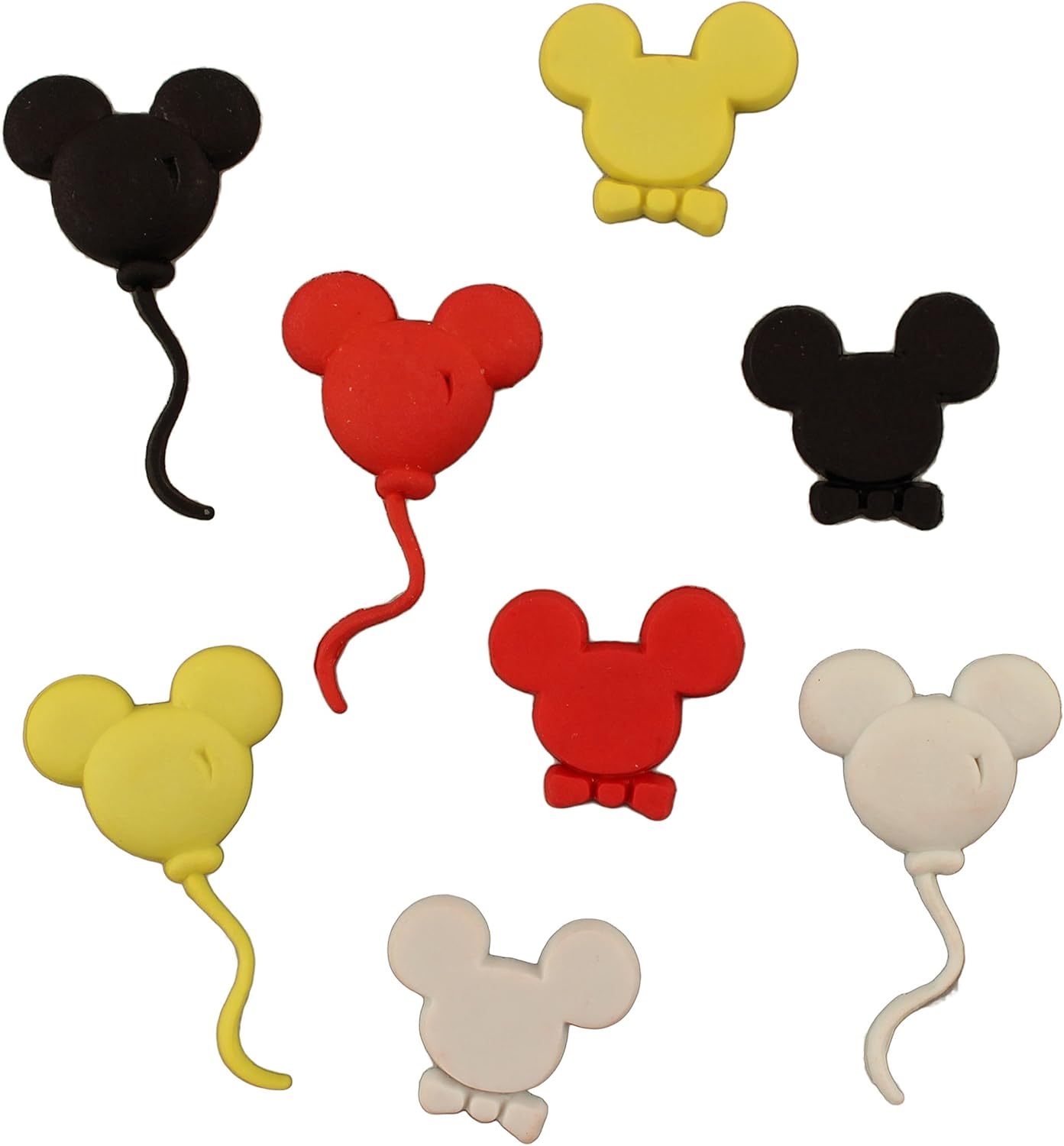 BUTTONS GALORE, INC Button Theme Pack Mouse Ears, MultiColour, 0.6