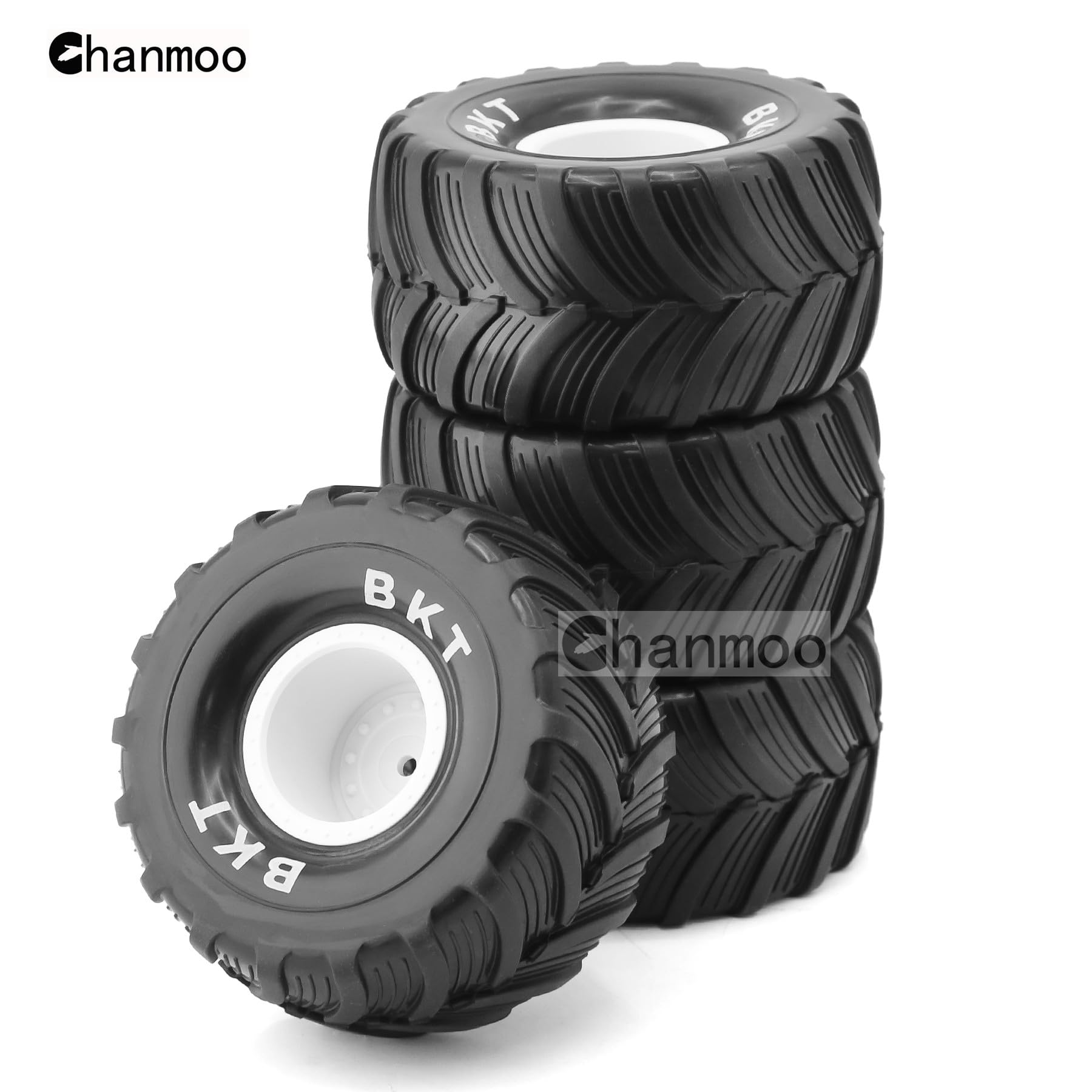 Amazon | Chanmoo 1/18 RC モンスタートラックタイヤとハード