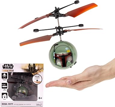 Star Wars Boba Fett Motion Sensing Flying Ball, USB Rechargeable, Ages 6+