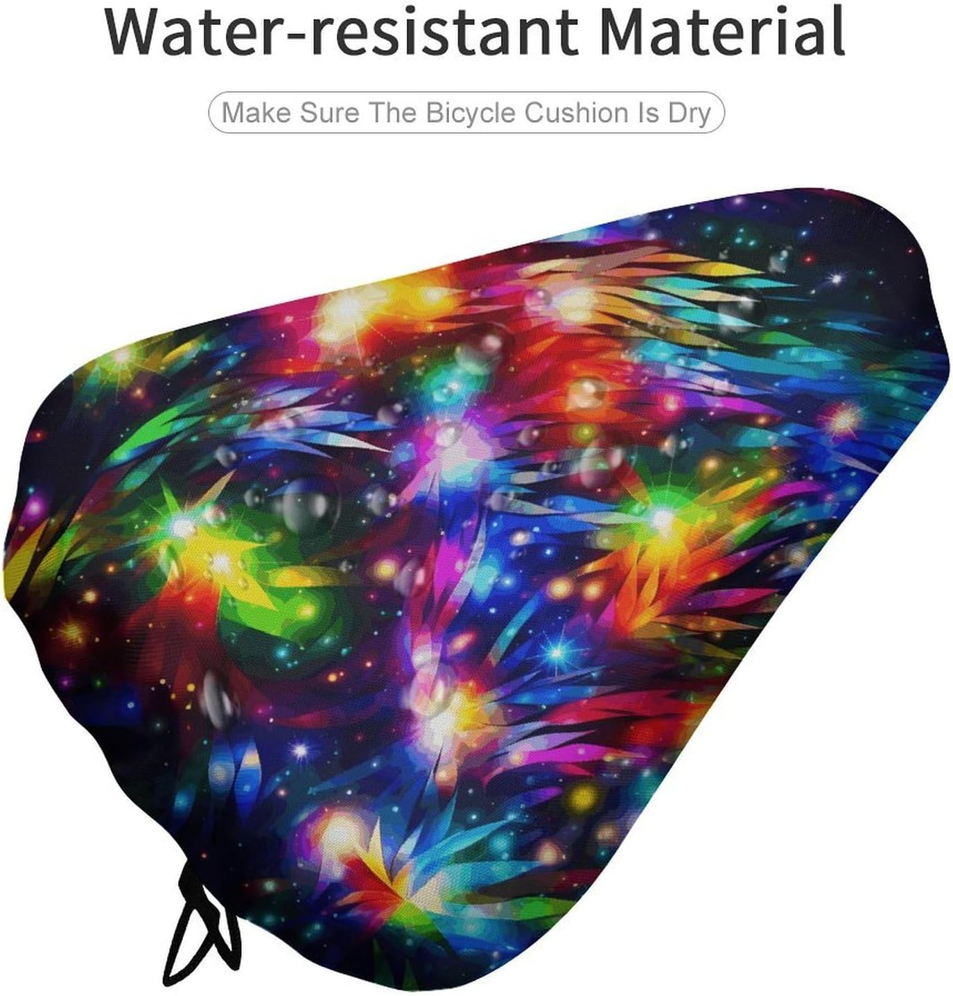Colorful Art Waterproof Bicycle Seat Covers image 4