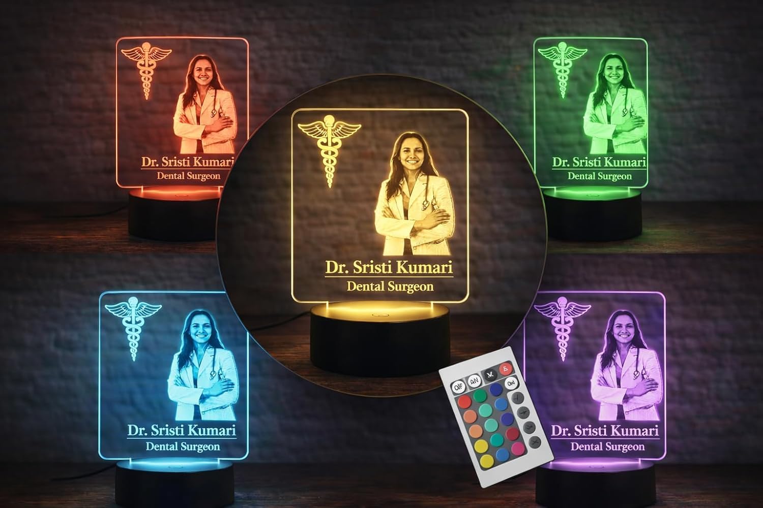 Personalized Photo LED Lamp - Custom Name & Gift -11