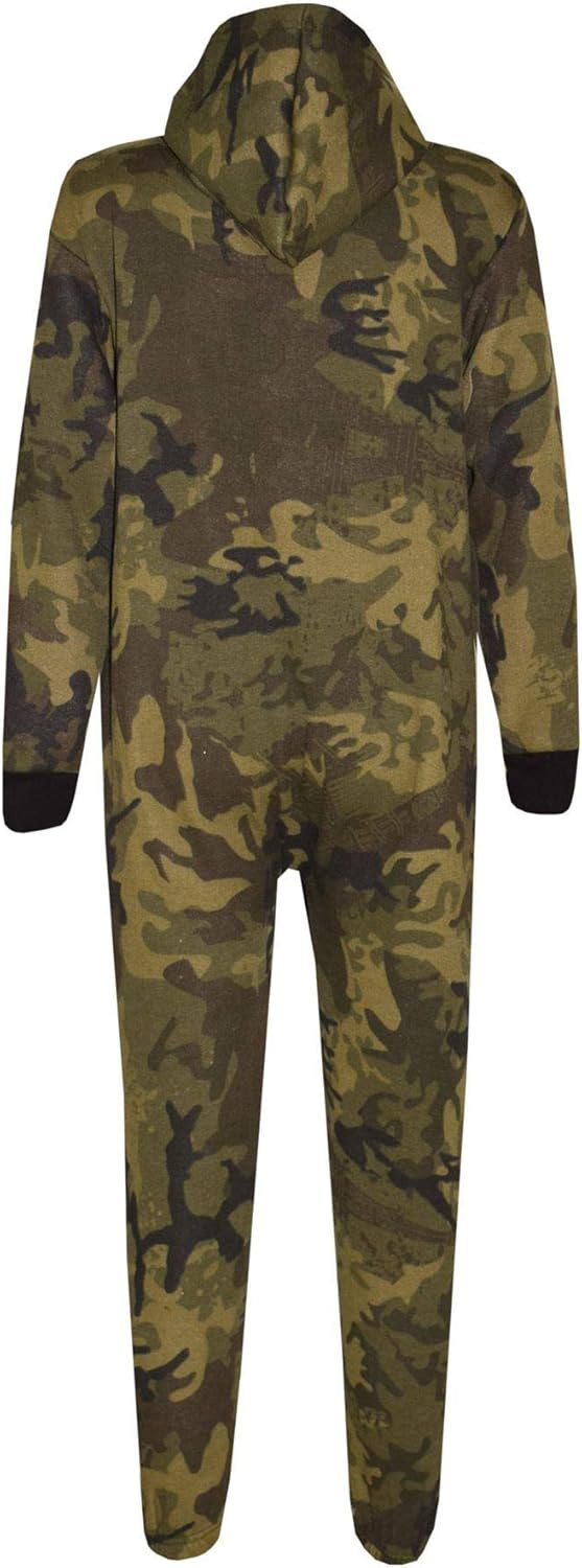 Kids Girls Boys Fleece Camouflage Green A2Z Onesie One Piece All In One Jumpsuit : Clothing, Shoes & Jewelry