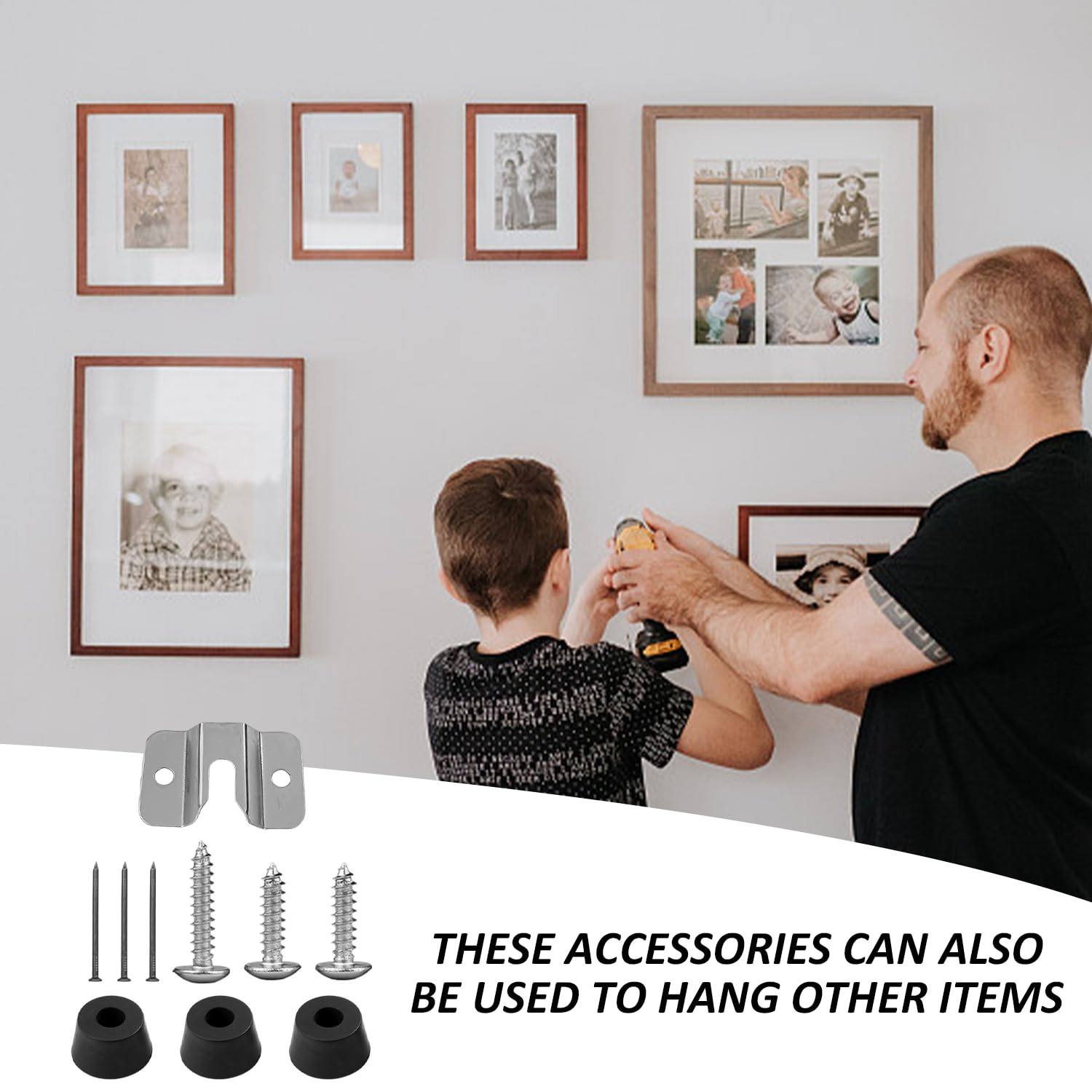 KRYMSON 2 juegos de accesorios de montaje para diana, juego de soporte para diana, ganchos de pared, accesorios para colgar diana, accesorios para dardos