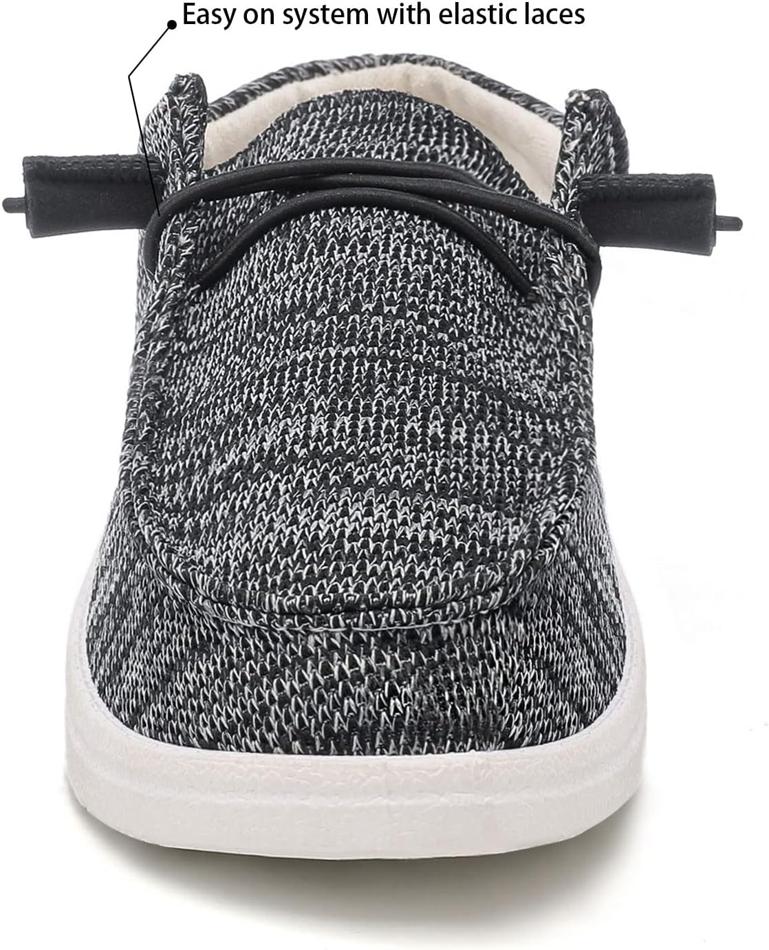 Betrue Women's Lightweight Boat Shoes, Casual Loafers, Slip On Deck Shoes, Breathable Canvas Sneakers - Image 3