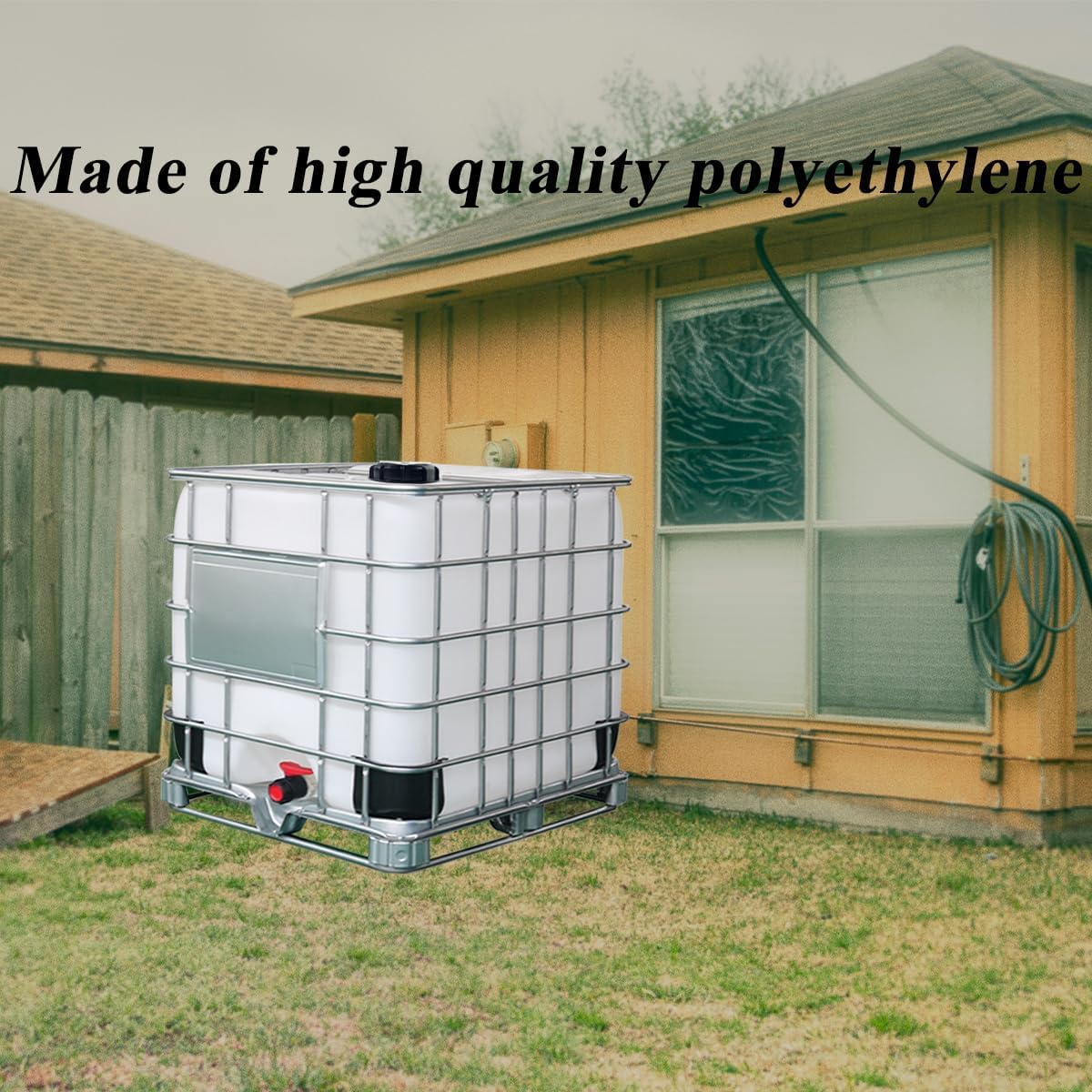 IBC Tote Cover,6.5 Inches IBC Tote Lid with Double Vent Hole,Water Tank Lid for Convenient Storage,IBC Tote Cover for Industrial Agriculture and Other Industries