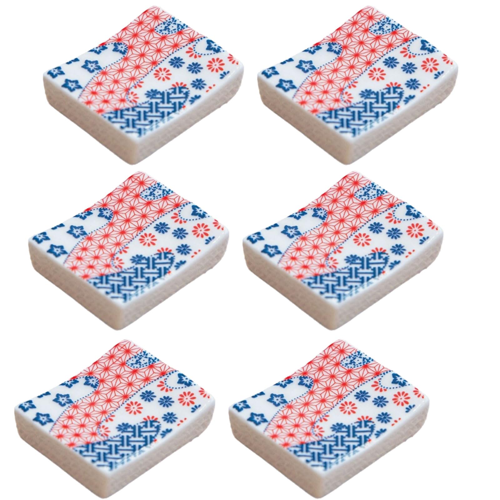 MRKU Chopstick Rest Chopsticks Holders Restaurant Square Ceramic,Japanese,Chinese Decorations,Decoration For Home Tableware,for Countertop Tableware