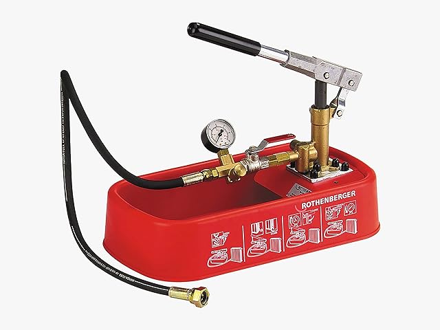 Rothenberger 6.1130 Testing Pump for Domestic Pipework, 30-Bar