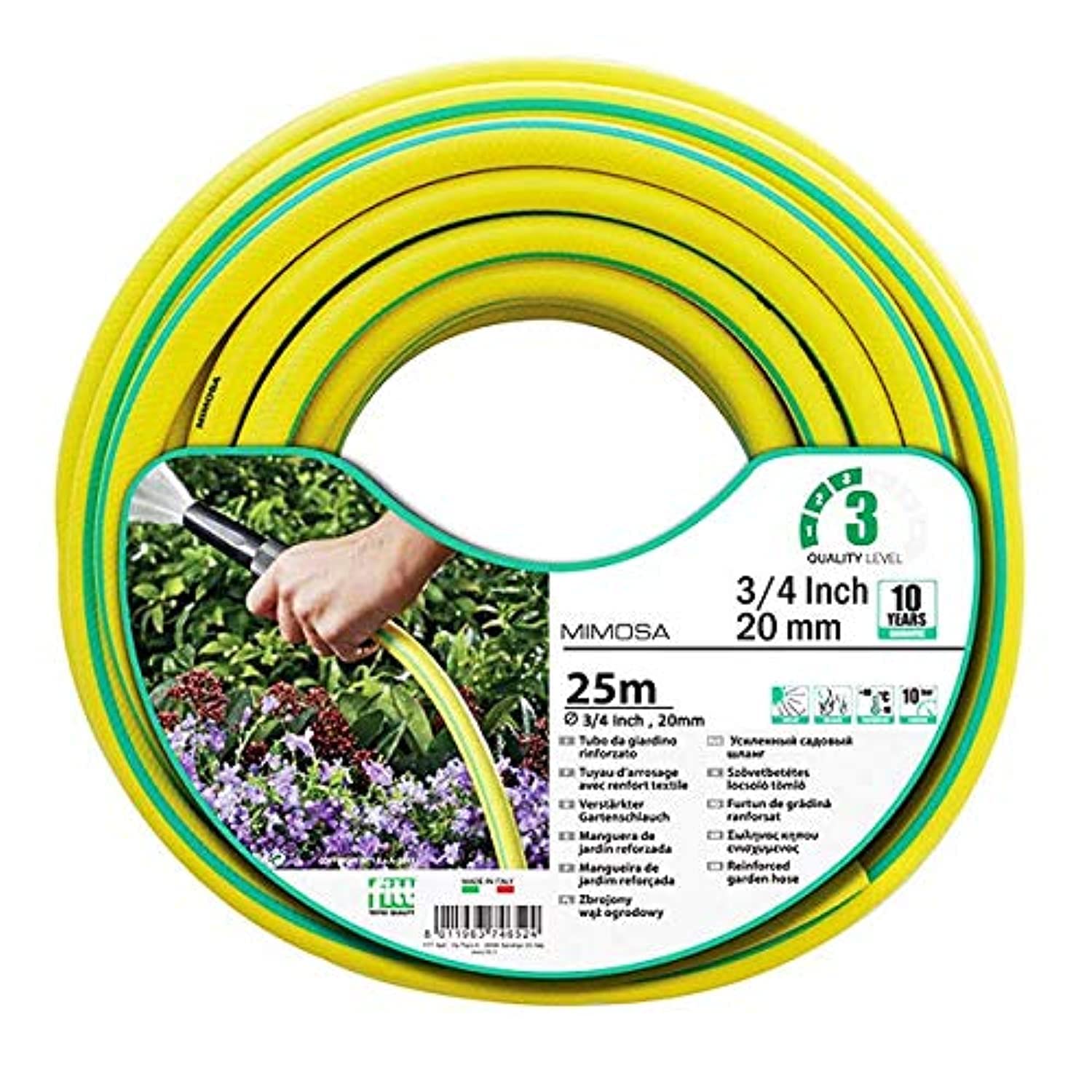 Mimosa Garden Hose 3/4in (20mm x 25m Long)
