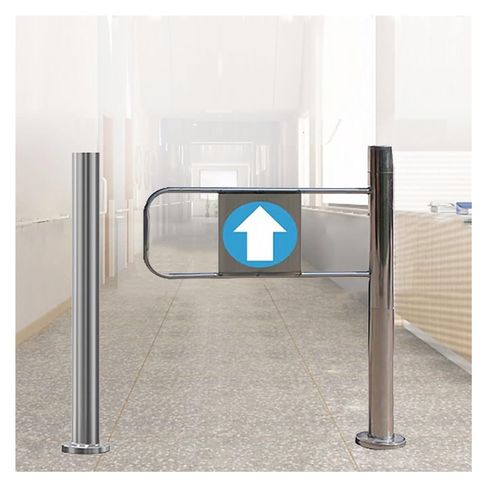 progettazione commerciale manuale di spinta dell'entrata di rimbalzo del negozio commerciale del portone dell'oscillazione di 50cmSteel ideale per le aree ad alto traffico