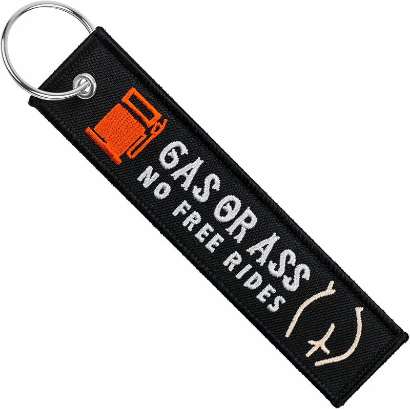 MotoLoot Keychain for Motorcycles, Scooters, Cars and Gifts (Gas or Ass)