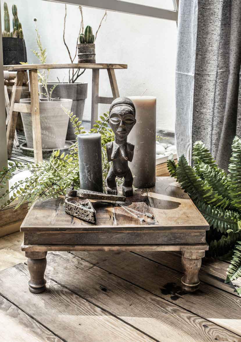 Tavolino da salotto Bajot - Tavolo decorativo vintage in legno antico riciclato in diverse misure