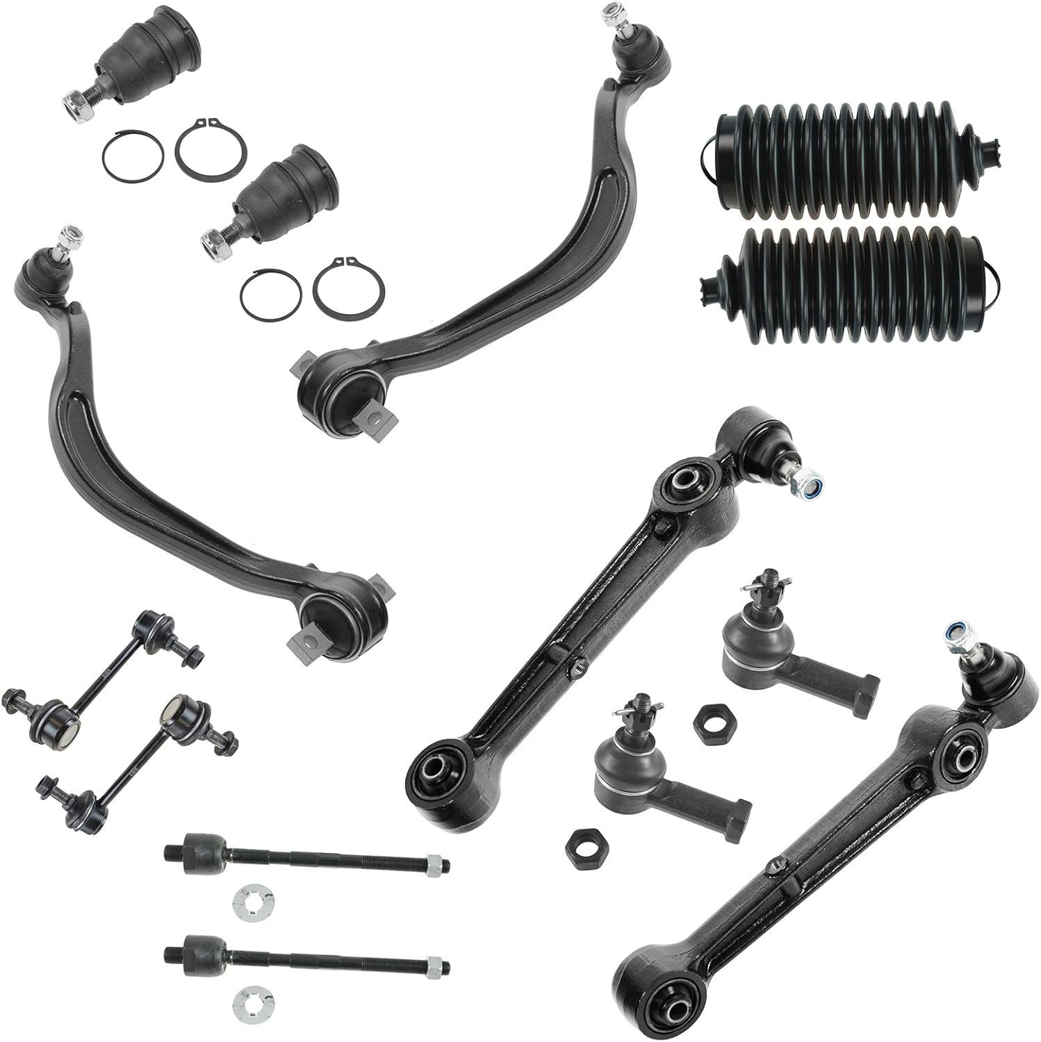 TRQ Front Steering & Suspension Kit Ball Joint Control Arm
