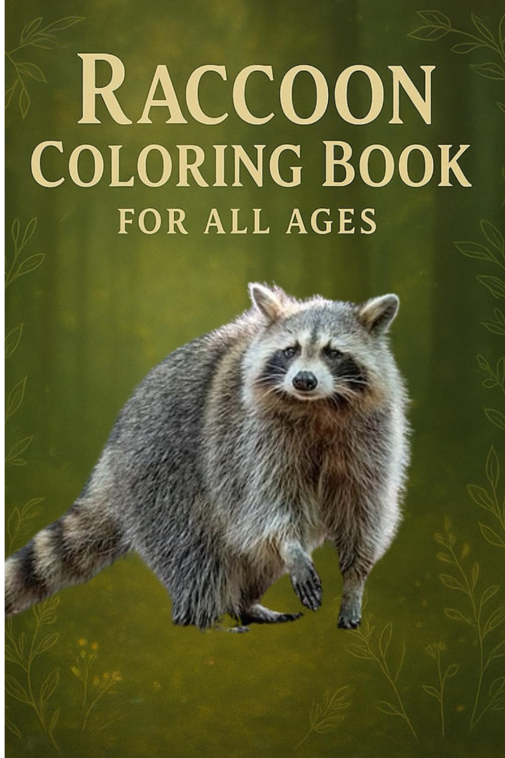 Raccoon Coloring Book for All Ages: Adorable Woodland Raccoons, Relaxing Forest Scenes, Mind-Calming Animal Coloring Pages for Kids, Teens & Adults: ... | Easy, Medium & Detailed Pages.
