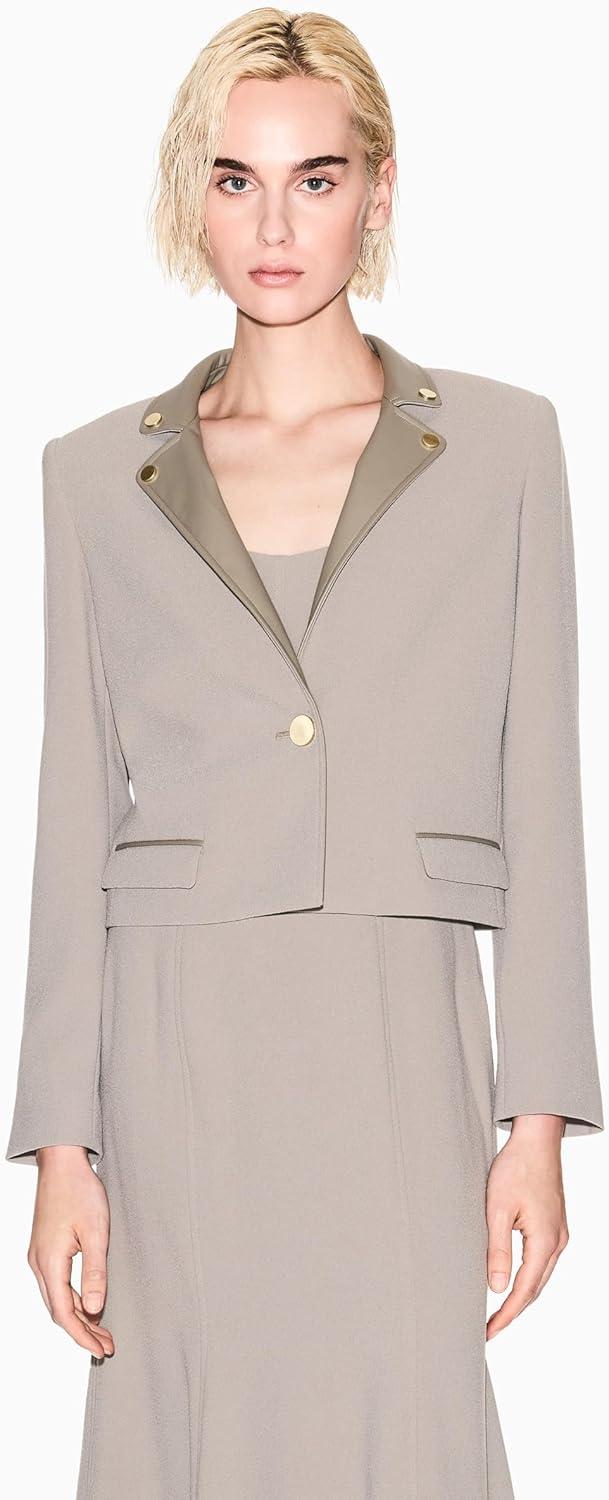 Armani Exchange Womens Leather Midi Skirt - Image 5