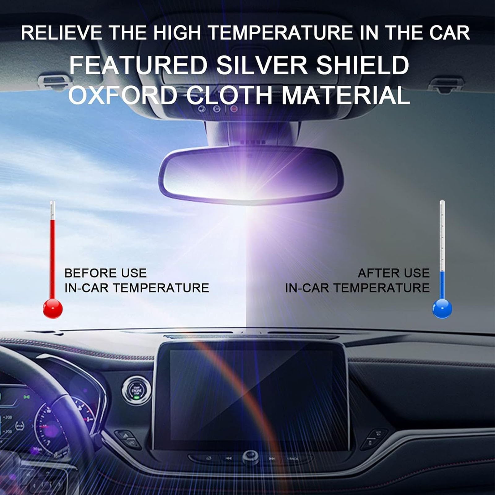 Plata Funda para Coche para Tesla Model Y Exterior Impermeable,Anti-UV y Antilluvia con Cremallera Lateral Cubierta Completa para Todas Las Estaciones,Forro de algodón