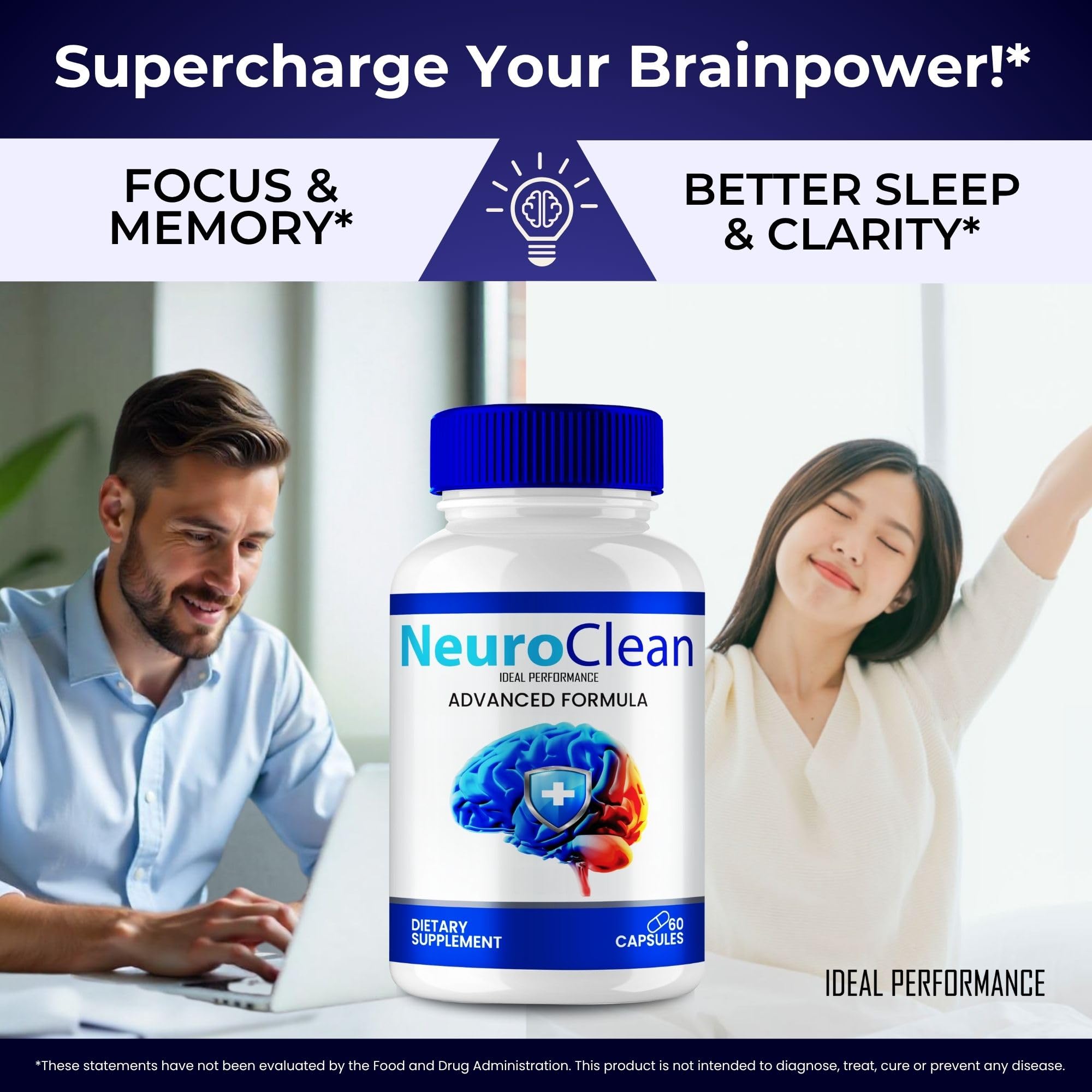 Neuro Clean Capsules, Official Neuro Clean Brain & Memory Supplement Pills, Advanced Nootropic Pills for Brain Health Support, All Natural NeuroClean Cognitive Health & Function Reviews (5 Pack) — Amazon image 4